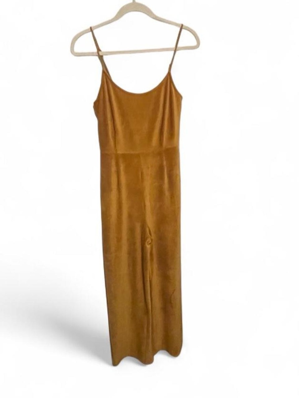 Women’s Mustard Brown Wide Leg Jumpsuit